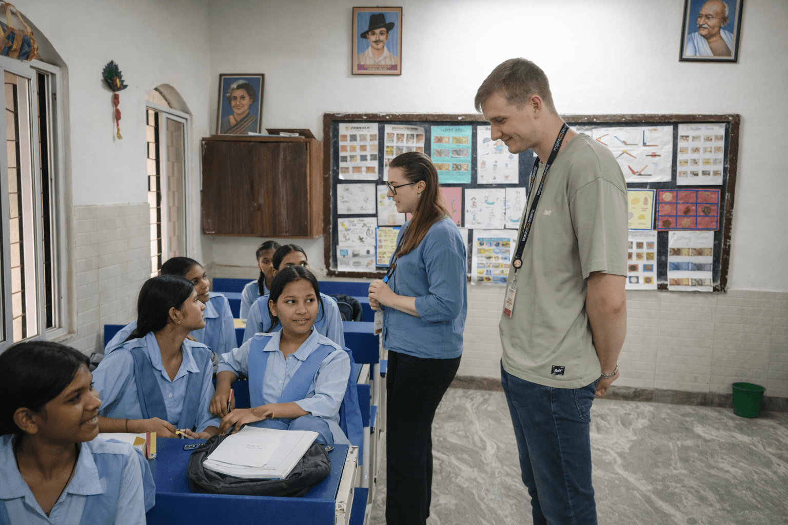 International collaboration with students